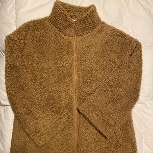 Full zip Maternity Sherpa fleece jacket